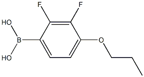 2,3-Difluoro-(4-propoxyphenyl)- Boronic acid Struktur