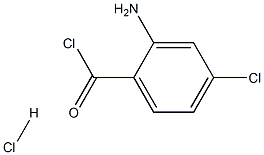 2-amino-4-chlorobenzoyl chloride hydrochloride 化学構造式