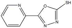 5-(pyridin-2-yl)-1,3,4-oxadiazole-2-thiol Struktur