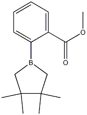 methyl 2-(3,3,4,4-tetramethylborolan-1-yl)benzoate 化学構造式