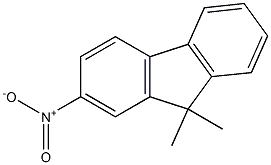 9,9-二甲基-2-硝基芴 结构式