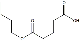 Glutaric acidmono-N-butylester Structure