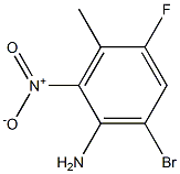 2 - fluoro-4 - bromo-5 - amino-6 - nitrotoluene Structure