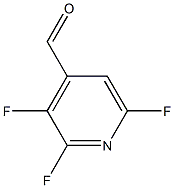 2,3,6-Trifluoropyridine-4-carboxaldehyde Structure