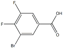3-溴-4,5-二氟苯乙酸 结构式