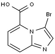 3-bromoimidazo[1,2-a]pyridine-5-carboxylic acid Structure