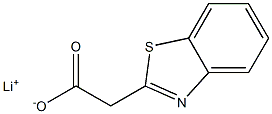 lithium 2-(benzo[d]thiazol-2-yl)acetate Structure