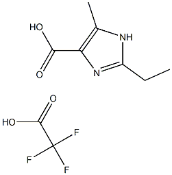 2-ethyl-5-methyl-1h-imidazole-4-carboxylic acid trifluoroacetic acid Structure