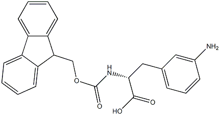 Fmoc-3-Amino-D-Phenylalanine Structure