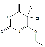 6-ethoxy-5,5-dichloro-dihydro-pyrimidine-2,4-dione Structure