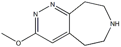 3-methoxy-6,7,8,9-tetrahydro-5H-pyridazino[3,4-d]azepine Struktur