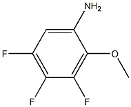 3,4,5-trifluoro-2-methoxyaniline Structure