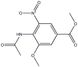 methyl 4-acetamido-3-methoxy-5-nitrobenzoate Structure