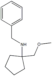 N-benzyl-1-(methoxymethyl)cyclopentanamine Structure