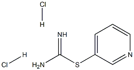 pyridin-3-yl carbamimidothioate dihydrochloride Struktur
