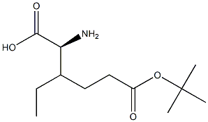 (S)-Boc-2-amino-3-ethyl-pentanoic acid Structure