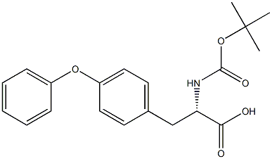 Boc-4-(phenoxy)-L-phenylalanine Structure