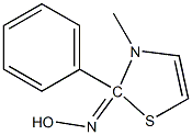 3-methyl-2-phenylthiazolinone oxime Structure