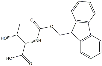 N-芴甲氧羰酰基-L-苏氨酸,,结构式
