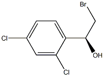 (S)-2-broMo-1-(2,4-dichlorophenyl)ethanol Struktur