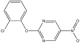 2-(2-chlorophenoxy)-5-nitropyriMidine Structure