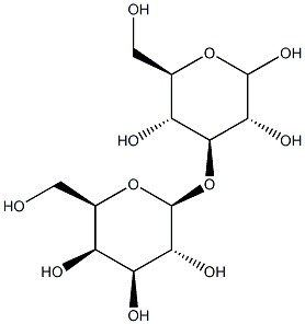 3-O-(b-D-Galactopyranosyl)-D-glucopyranose Structure