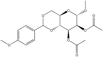 Methyl 2,3-di-O-acetyl-4,6-O-(4-methoxybenzylidene)-a-D-mannopyranoside
