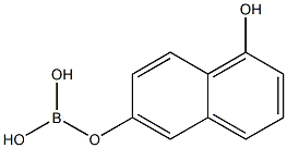 6-羟基萘酚硼酸,,结构式