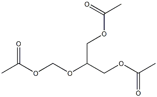 1,3-diacetoxy-2-(acetoxymethoxy)propane Struktur