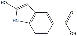 2-氧代吲哚-5-羧酸,,结构式