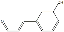 3-hydroxycinnamaldehyde Structure