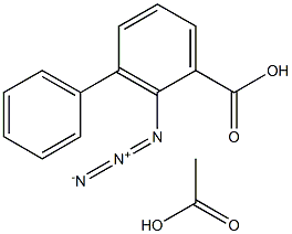 苯基邻氮基苯甲酸-乙酸溶液, , 结构式