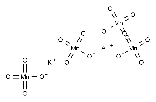 高锰酸钾氧化铝, , 结构式