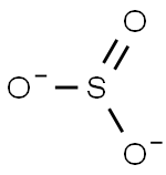 亚硫酸盐, , 结构式