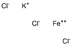 亚铁氯化钾, , 结构式