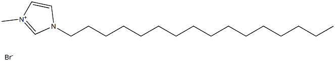 1-hexadecyl-3-methylimidazolium bromide Struktur