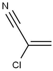 2- Chloroacrylonitrile Struktur