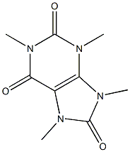 四甲基尿酸,,结构式