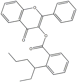 3-(4-己基苯甲酰氧基)黄酮