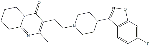 利培酮杂质2, , 结构式