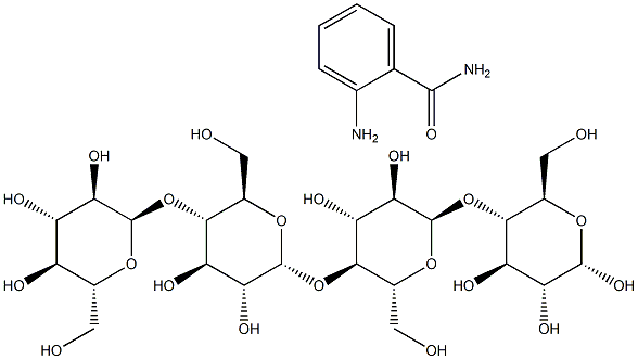 Maltotetraose 2-aminobenzamide Structure