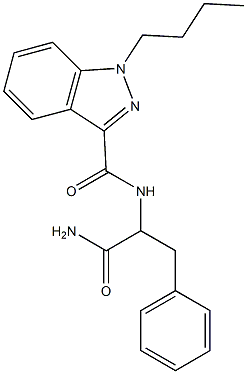 N-(1-Amino-1-oxo-3-phenylpropan-2-yl)-1-Butyl-1H-indazole-3-carboxamide