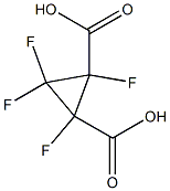 1,2,3,3-tetrafluorocyclopropane-1,2-dicarboxylic acid Structure