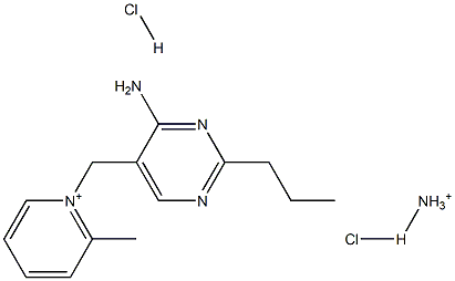 AMPROLIUM (HYDROCHLORIDE) 盐酸氨丙啉,,结构式