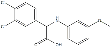 2-(3,4-DICHLOROPHENYL)-2-[(3-METHOXYPHENYL)AMINO]ACETIC ACID