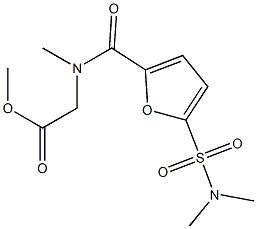  METHYL 2-{1-[5-(DIMETHYLSULFAMOYL)FURAN-2-YL]-N-METHYLFORMAMIDO}ACETATE