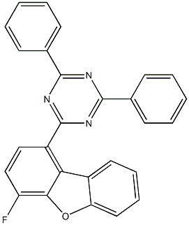 2-(4-fluorodibenzo[b,d]furan-1-yl)-4,6-diphenyl-1,3,5-triazin