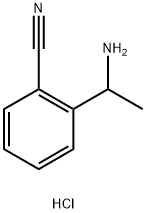 2-(1-AMINOETHYL)BENZONITRILE HYDROCHLORIDE Structure