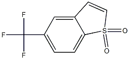 5-三氟甲基苯并噻吩-1,1-二氧化物, , 结构式