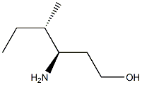 (3R,4S)-3-amino-4-methylhexan-1-ol,,结构式